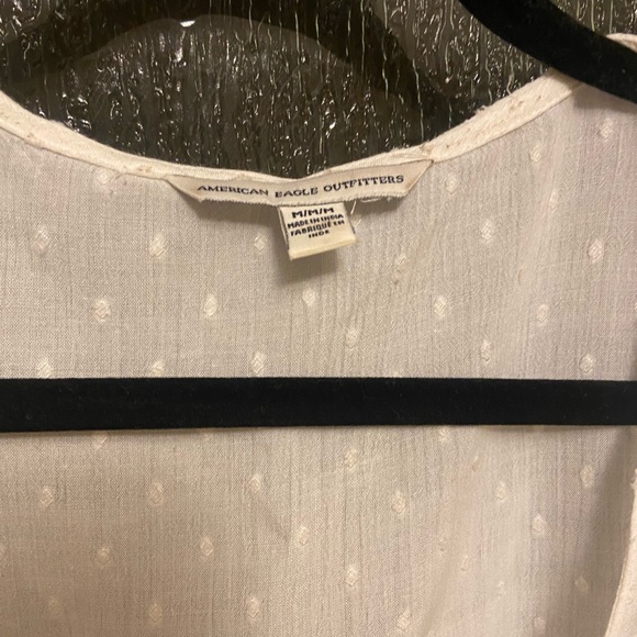 American Eagle Flowy Tie Blouse - Picture 2 of 4